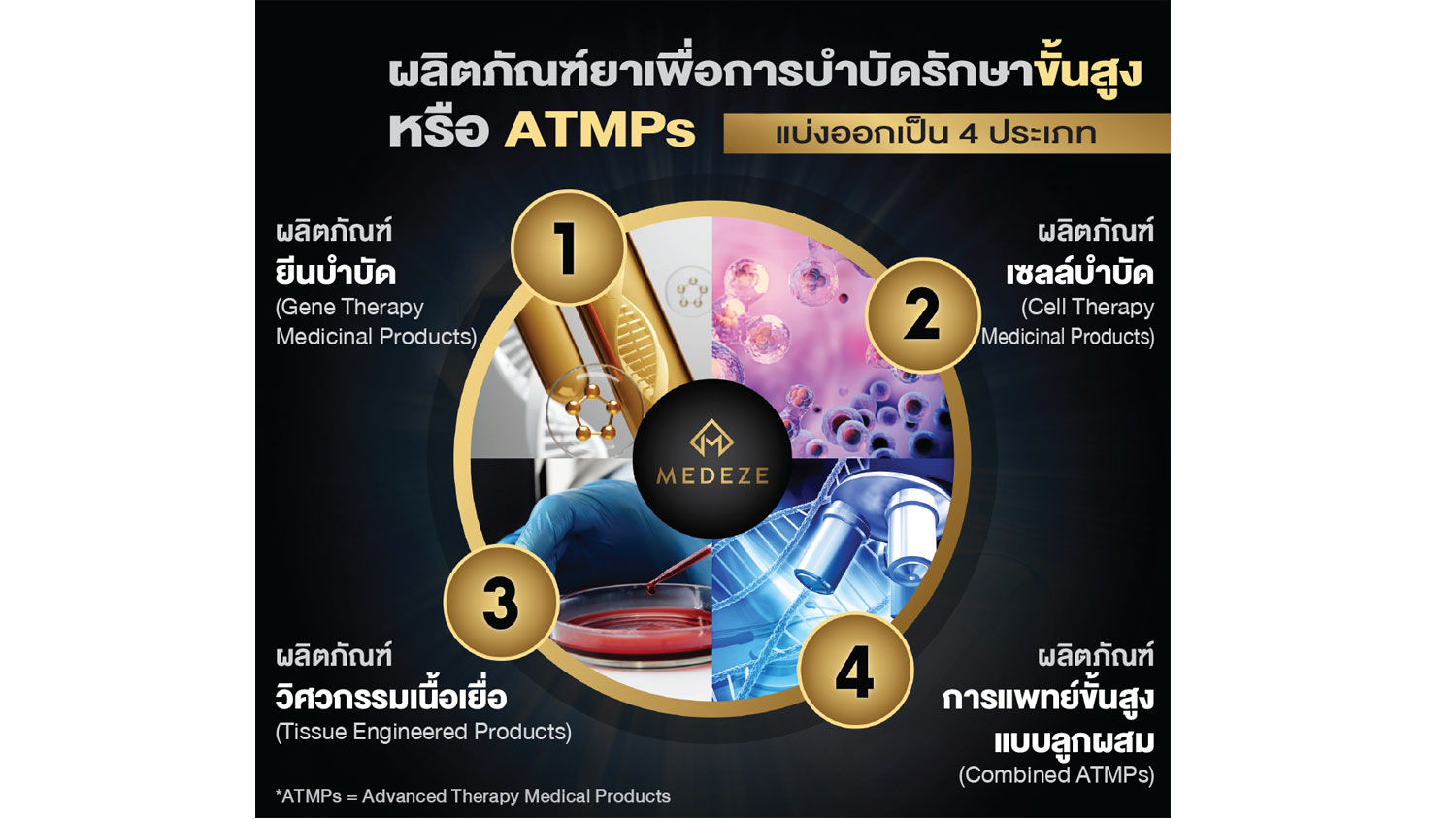 เมดีซปักธง ATMPs ดันสเต็มเซลล์ไทย อันดับ 1 อาเซียน
