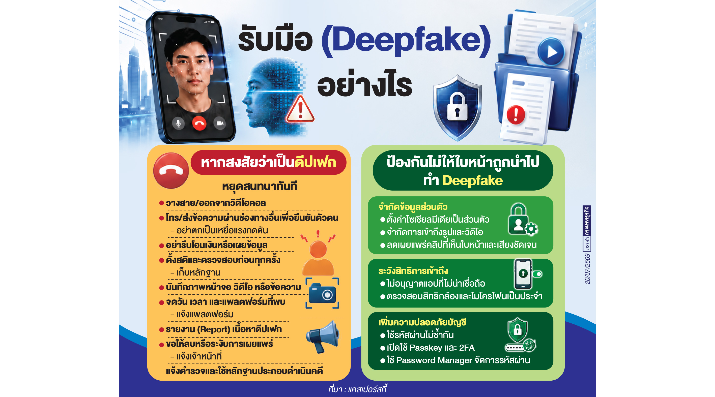 สกัด ‘ดีปเฟก’ เมื่อสิ่งที่เห็น-ได้ยินอาจไม่จริง