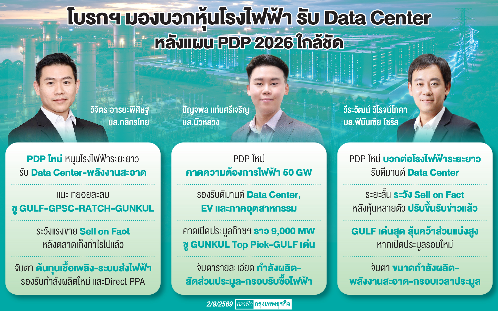 'พีดีพีใหม่'หนุนกลุ่มโรงไฟฟ้า