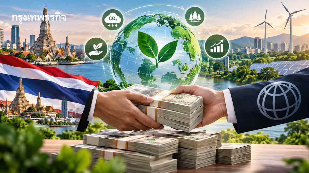 ไทย กู้ 6.4 พันล้าน ‘ธนาคารโลก’ หนุนการพัฒนาตลาดคาร์บอน