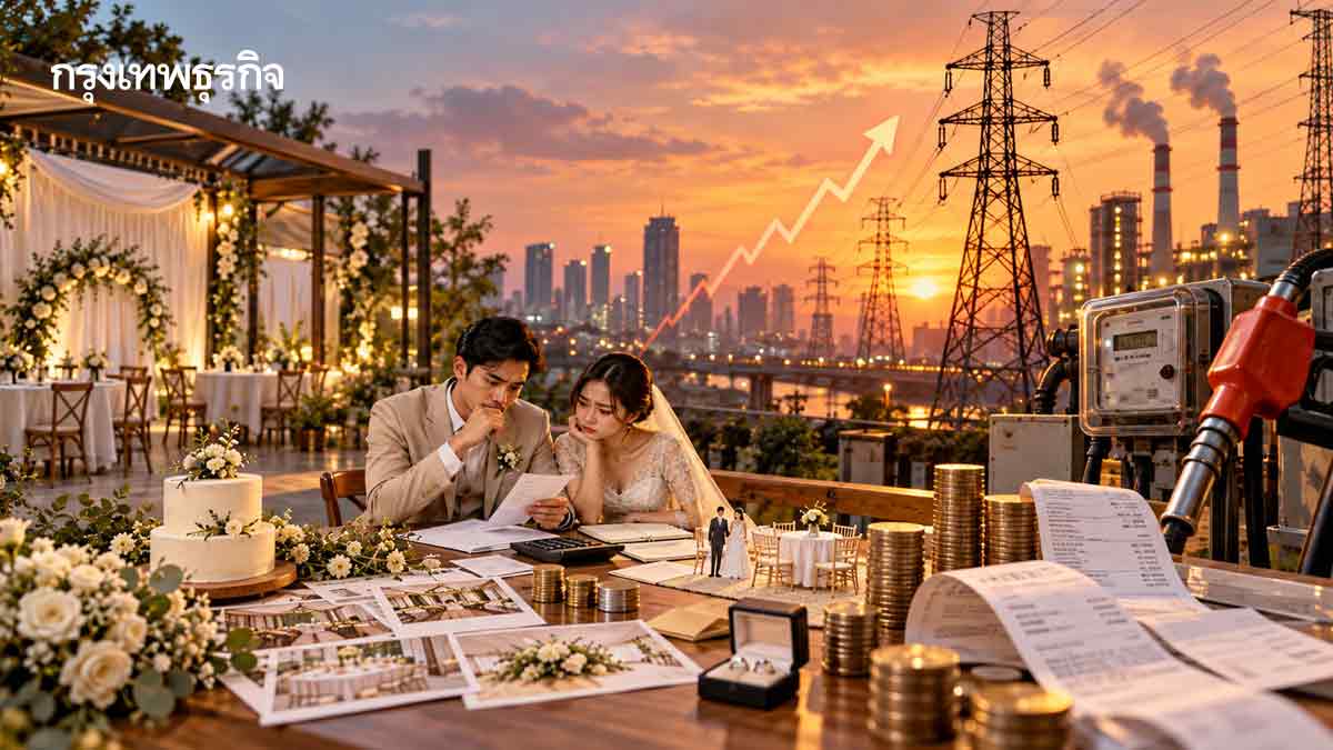 ‘เงินเฟ้อ-พลังงานแพง’ ฉุดเศรษฐกิจ! คู่รักอาเซียนหั่นงบ ลดขนาดงานแต่ง
