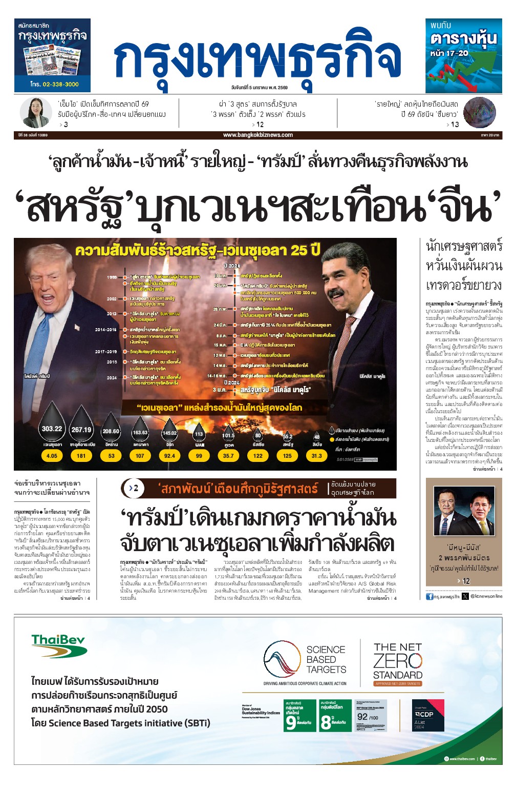 หนังสือพิมพ์ฉบับวันที่ 5 ม.ค. 69